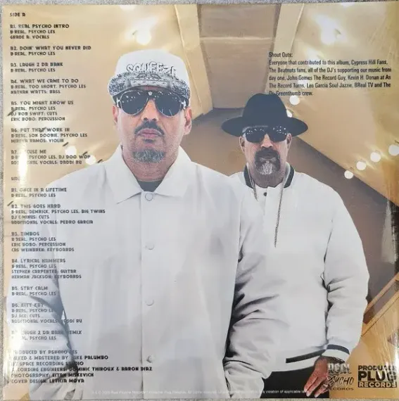 B-Real & Psycho Les – Real Psycho - Coloured - 2LP