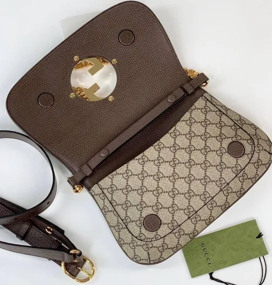 Сумка на плечо Gucci Blondie бежевый
