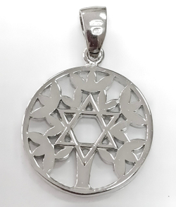 Ювелирная подвеска из серебра