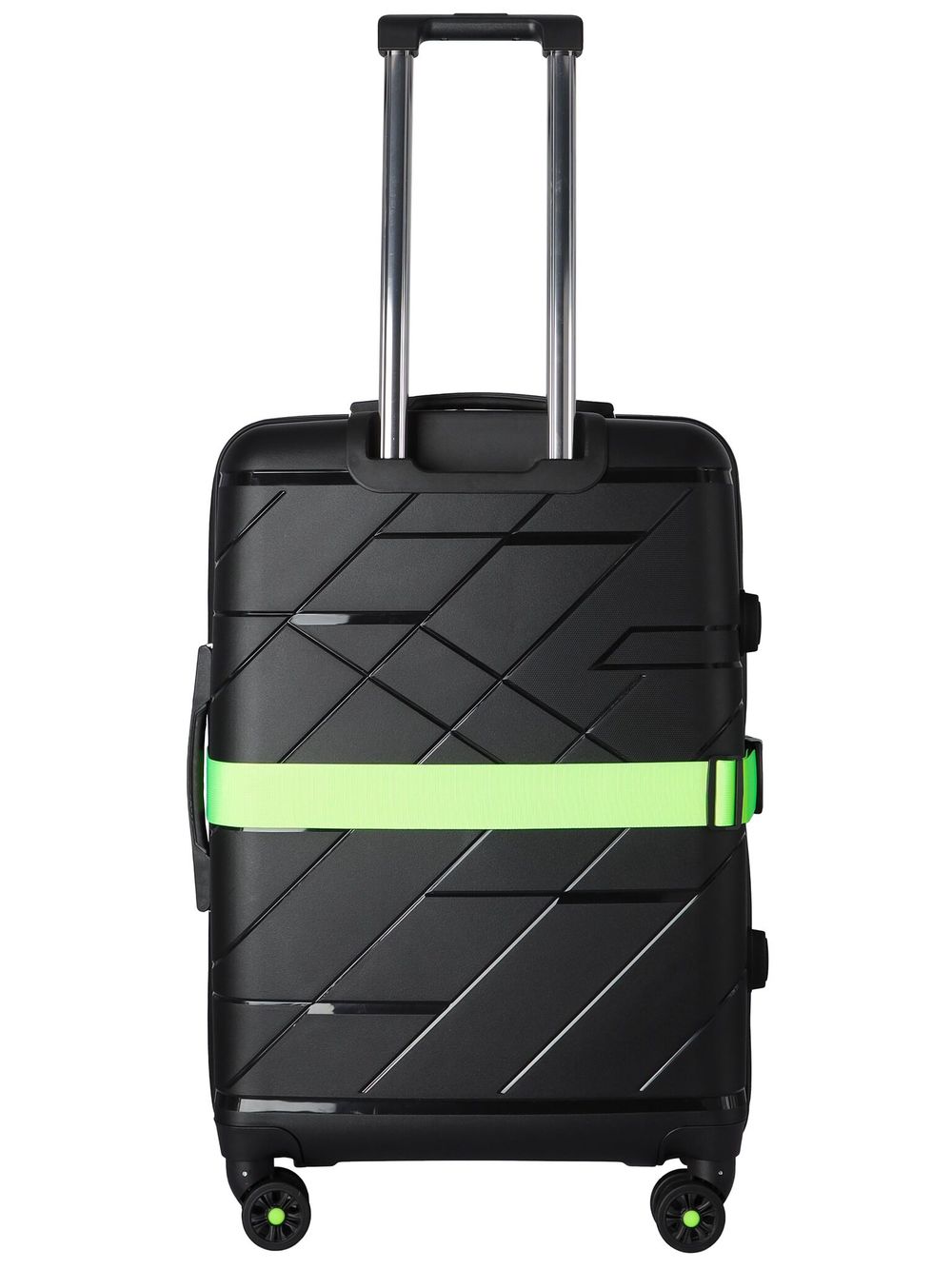 Чемодан 463 / С ремнем / Полипропилен