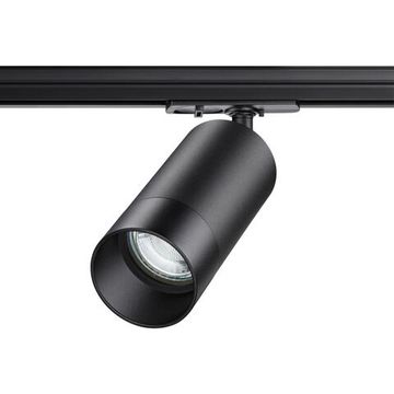 370861 PORT NT22 248 черный Светильник трековый однофазный двухжильный IP20 GU10 9W 220V SLIM