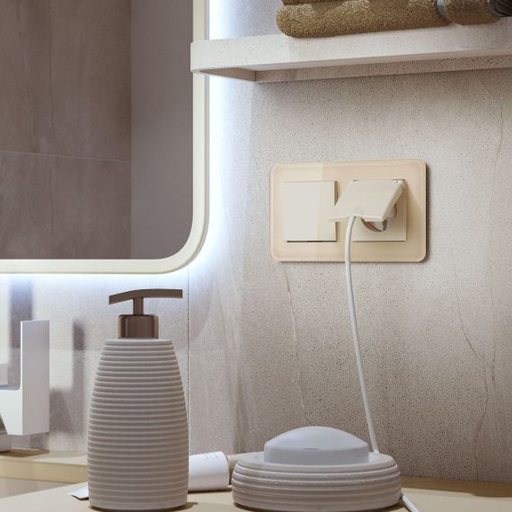 Рамка Werkel Elite на 2 поста айвори W0042443 4690389180712