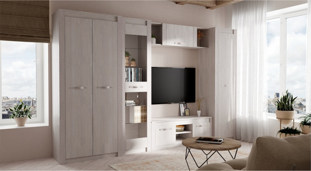 Пенал Монако ПН-18 ясень белый