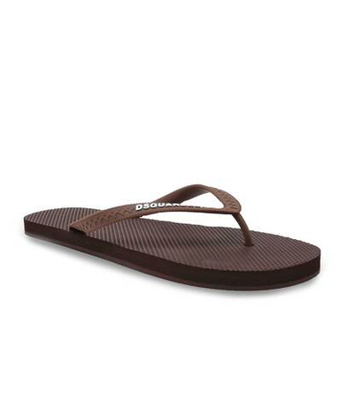 Вьетнамки Dsquared2 - коричневый(FFM0001 17200001)