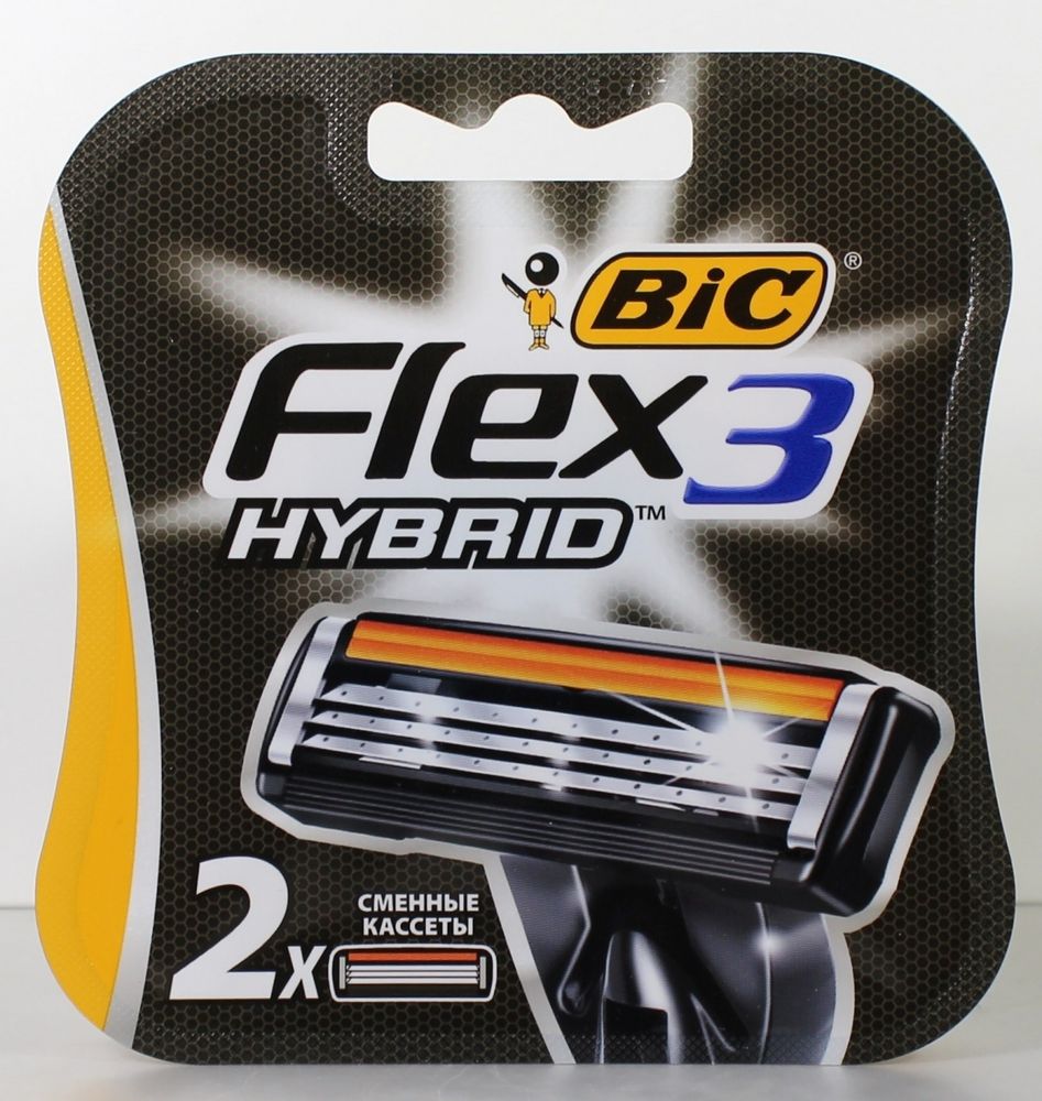 Bic кассеты для бритья Bic Flex-3 Hybrid 2 шт