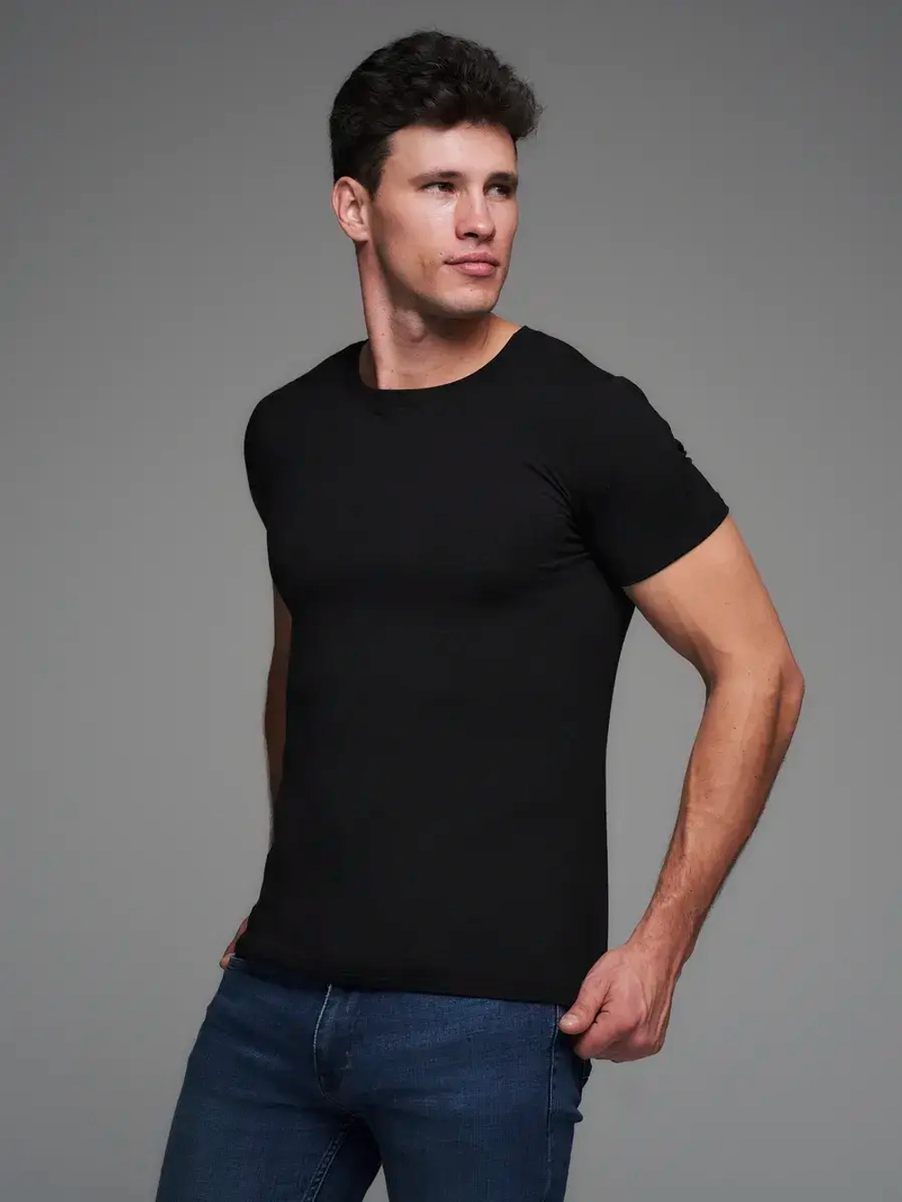 Футболка спортивная однотонная