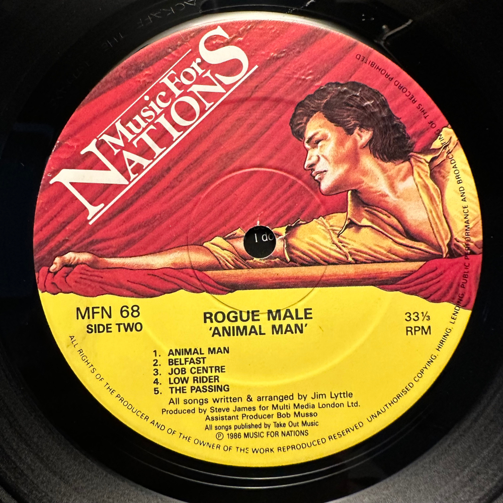 Rogue Male - Animal Man (Англия 1986г.)