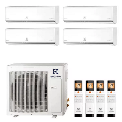 Мульти сплит система Electrolux на 4 комнаты (21+27+27+27 кв.м) HM FMI