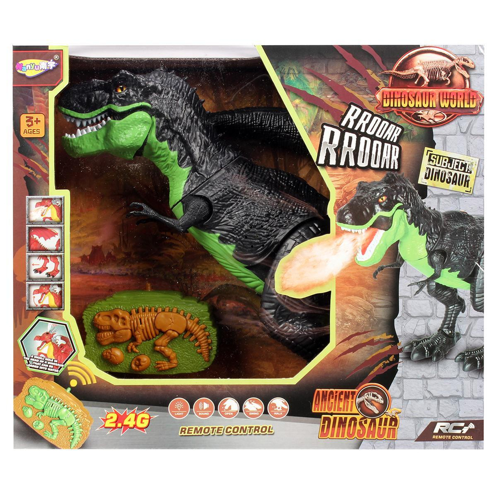 Игрушка на РУ Динозавр, коробка NY060-A