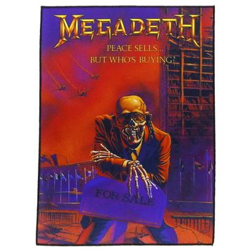Нашивка спиновая Megadeth Peace Sells (339)