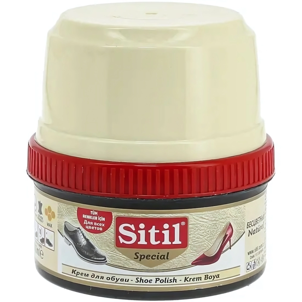 Крем-блеск SITIL д/обуви 200 мл. /бесцветный