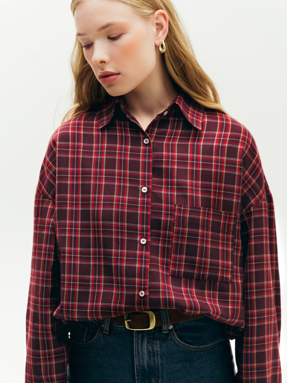 Рубашка в клетку