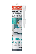 LITOSIL санитарный силиконовый герметик-затирка АНТРАЦИТ 280мл