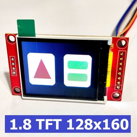 Дисплей TFT 1.8, 128х160, цветной LCD для Ардуино
