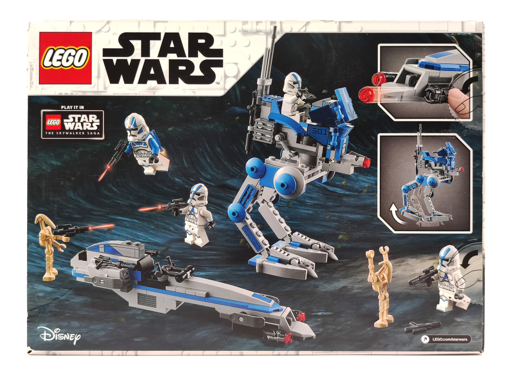 Конструктор LEGO Star Wars 75280 Клоны-пехотинцы 501-го легиона