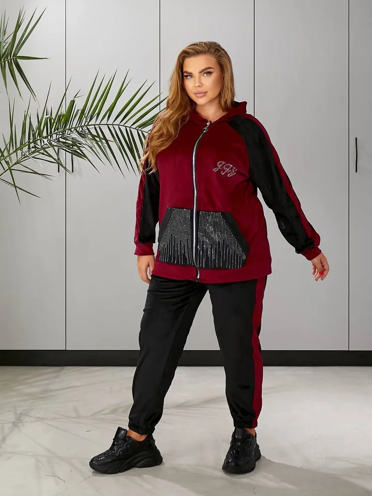 Костюм со стразами УК-321-2 Fabrika