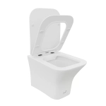 Унитаз подвесной CeruttiSpa VETTORE Aria MW CT9242 безободковый, с крышкой микролифт, белый матовый