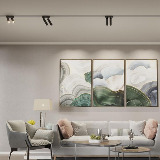 359086 SHINO NT23 182 черный Трековый светильник для низков. шинопровода IP20 LED 4000K 2*7W 48V 1260Лм SMAL