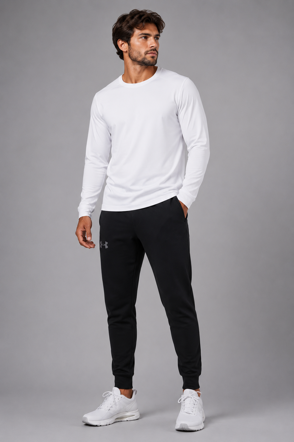 Брюки спортивные Under Armour UA RIVAL TERRY JOGGER-BK