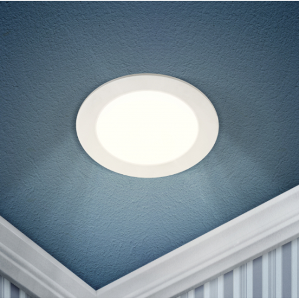Светильник светодиодный LED 1-16-6K 16Вт 6500К встраив. круглый ЭРА Б0058403 Светильник светодиодный LED 1-16-6K 16Вт 6500К встраив. круглый ЭРА Б0058403
