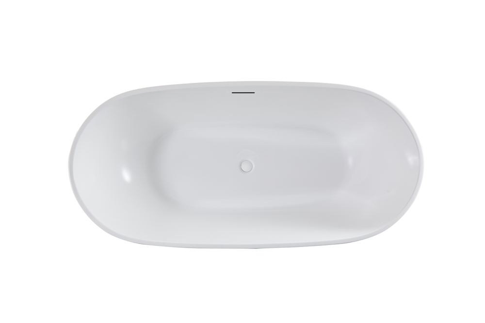 Ванна акриловая Vincea VBT-408-1800MW, 1800*815*580, цвет белый матовый, щелевой перелив