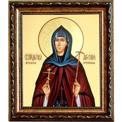 Арсения Сергиевская (Добронравова), преподобномученица, игумения. Икона на холсте.