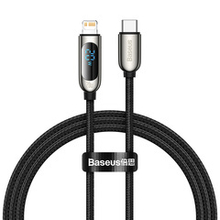 USB-C - Lightning Кабель Baseus Display Charging+Data 20W PD 1-2m - Black