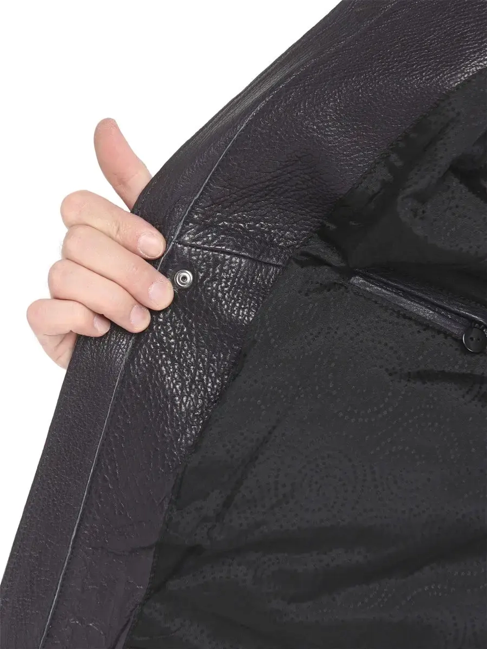 Мужская кожаная куртка / натуральная кожа ягненка / Турция