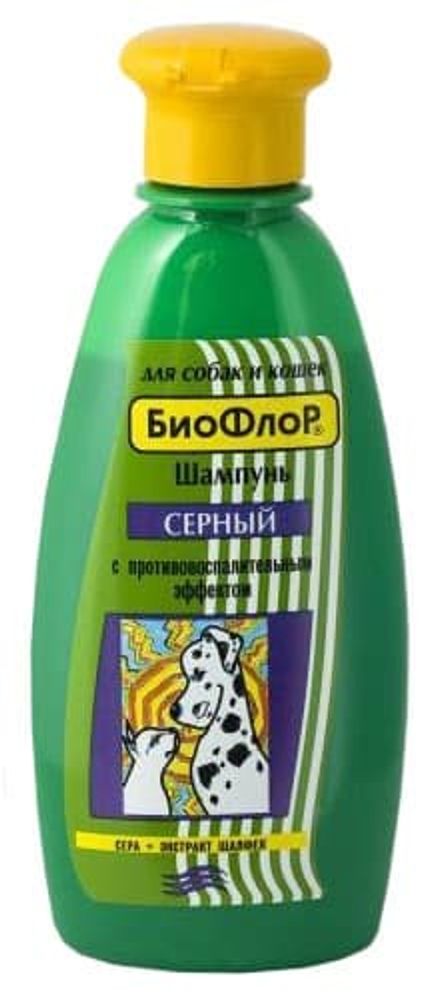 Шампунь БиоФлоР СЕРНЫЙ с противовоспалительным эффектом 245мл