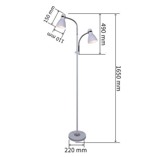 03941-0.6-02 BK светильник напольный