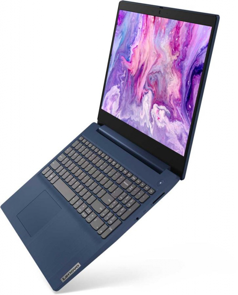 Ноутбук Lenovo IdeaPad 3 15IML05, 15.6", IPS, Intel Core i5 10210U 1.6ГГц, 8ГБ, 256ГБ SSD, Intel UHD Graphics , Free DOS, 81WB011TRK, синий