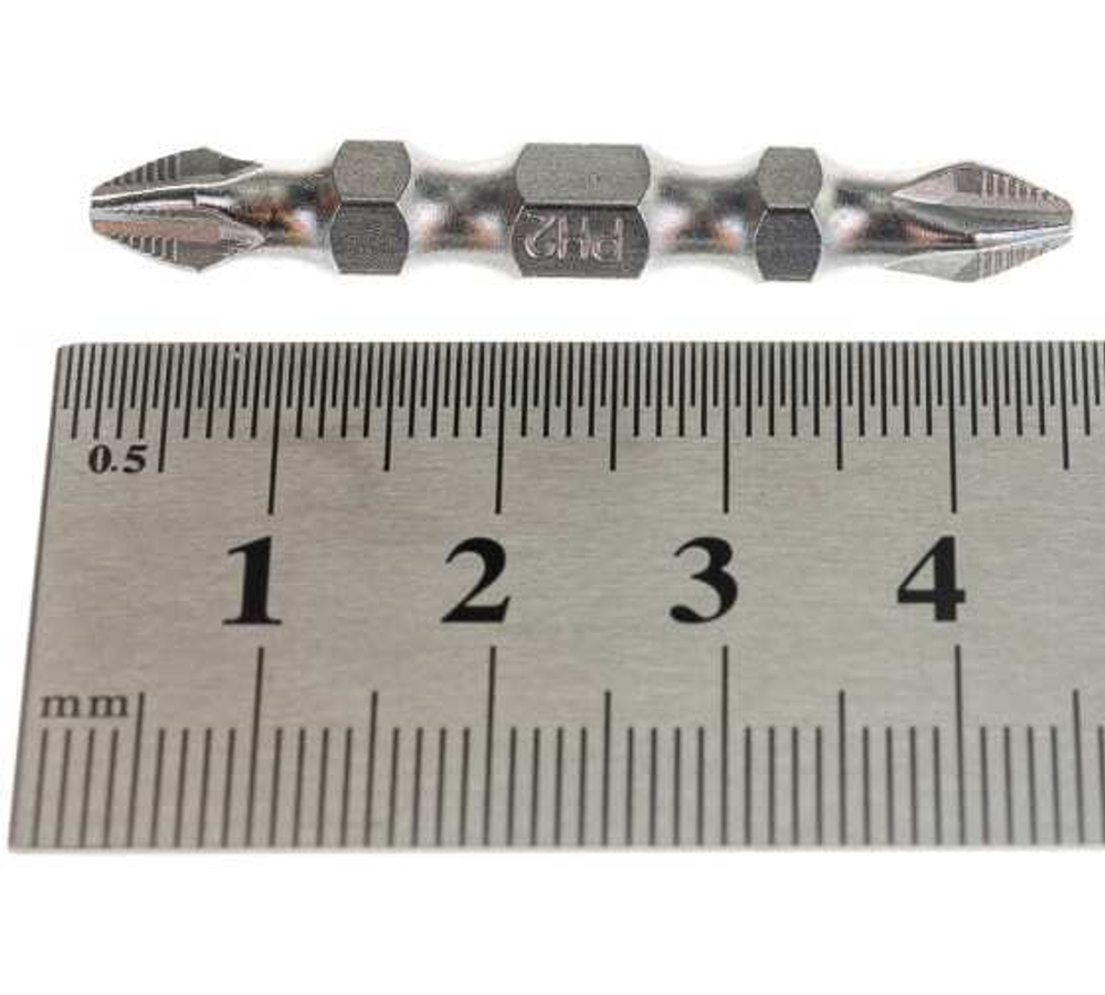 БИТА GROSS ДВУХСТОРОННИЙ PH2-РН2X45ММ СТАЛЬ S2 1ШТ 11209