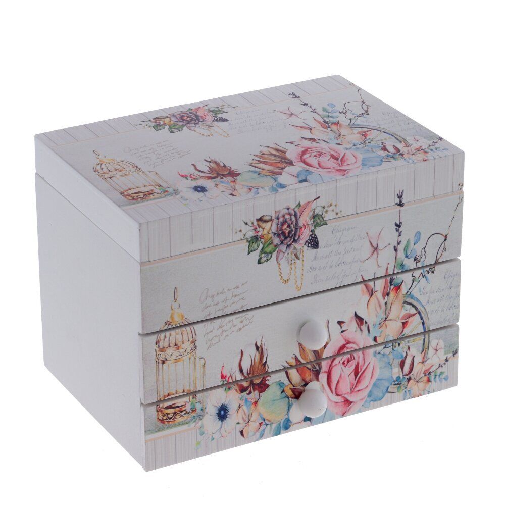 GAEM Шкатулка для украшений музыкальная, L17 W12 H13 см