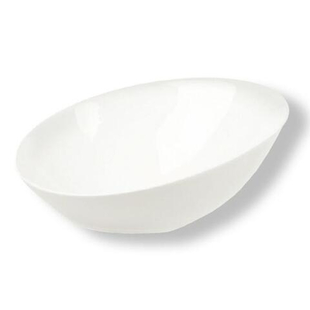 Салатник 150 мл d 17,5 см скошенный белый фарфор P.L. Proff Cuisine [6]