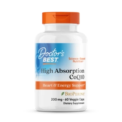 High Absorption CoQ10 with BioPerine 200 мг 60 капсул Doctors Best