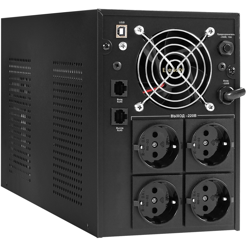 Источник бесперебойного питания EXEGATE EP287660RUS ИБП SpecialPro Smart LLB-3000.LCD.AVR.EURO.RJ.USB &lt;3000VA / 1800W, LCD, AVR,4евро,RJ45 / 11,USB&gt;