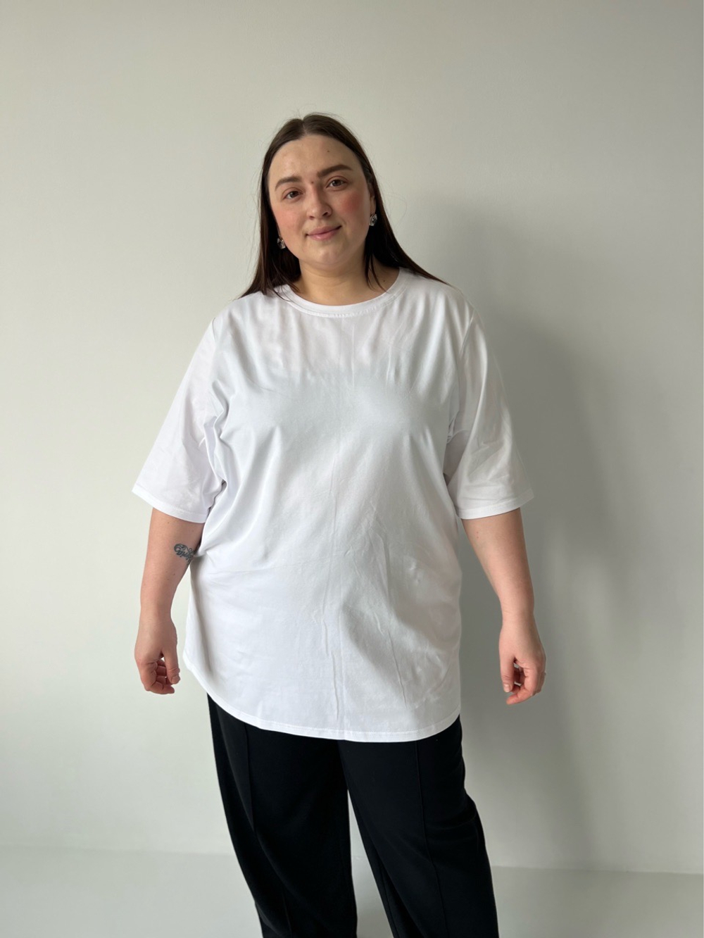 Футболка OverSize молочная