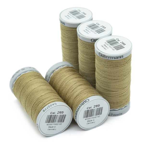 Нитки суперкрепкие Gutermann Extra Strong M782 №40 (100 метров), 5 кат. | 265 серо-песочный