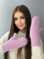 Варежки зимние теплые пушистые ангора