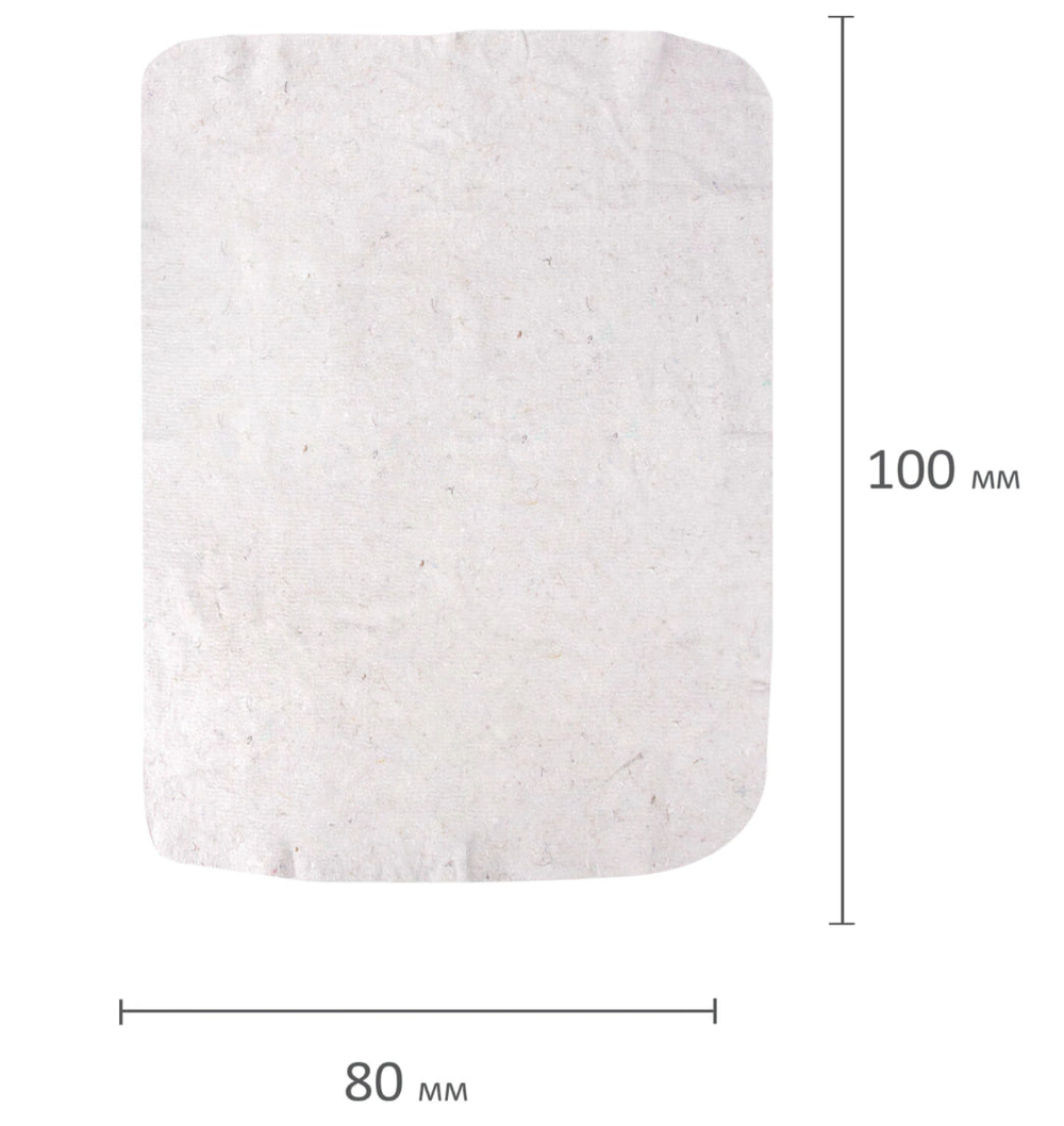 Тряпка для мытья пола 80х100 см, плотность 190 г/м2, светлое ХПП, 100% хлопок, "Стандарт" LAIMA, 600837ОЗ