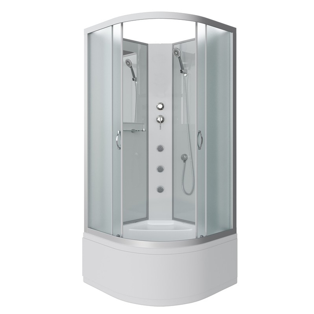 Душевая кабина Niagara Classic NG-2309-14BKG (100х100х200) высокий поддон(40см),стекло матовое,4 места