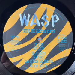 Винтажная виниловая пластинка LP W.A.S.P. Inside The Electric Circus (USA 1986) The Big Welcome