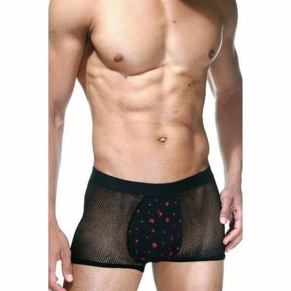 Мужские трусы боксеры черные La Blinque LB15273