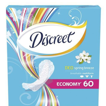 Прокладки ежедневные Discreet Deo Spring Breeze 60 шт