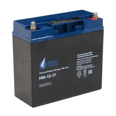 Аккумуляторы Парус Электро HM-12-17 - изображение 1 Аккумуляторы Парус Электро HM-12-17 - фото 1