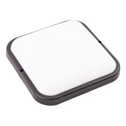 ULW-Q229 24W-4000K IP65 BLACK Светильник светодиодный влагозащищенный. Квадрат. Белый свет 4000K. 190×190×37мм. Корпус черный. ТМ Volpe