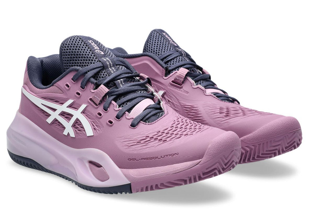 Женские Кроссовки теннисные Asics Gel-Resolution X Clay - Фиолетовый