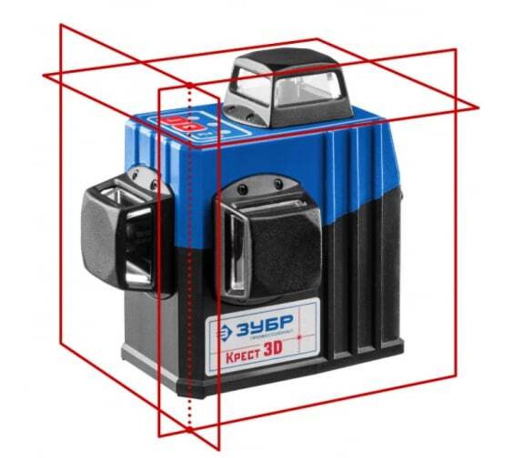 Нивелир лазер.лин. К 360 3D,ЗУБР , 70м, точн. 0,3мм 34908-2