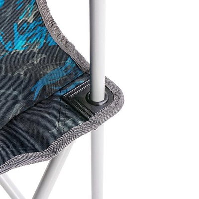 Складное кресло NISUS с стальным каркасом и подстаканником