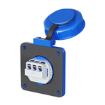 Розетка панельная PSS IP67 16А 230В